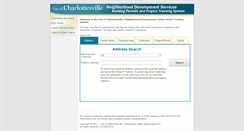 Desktop Screenshot of permits.charlottesville.org